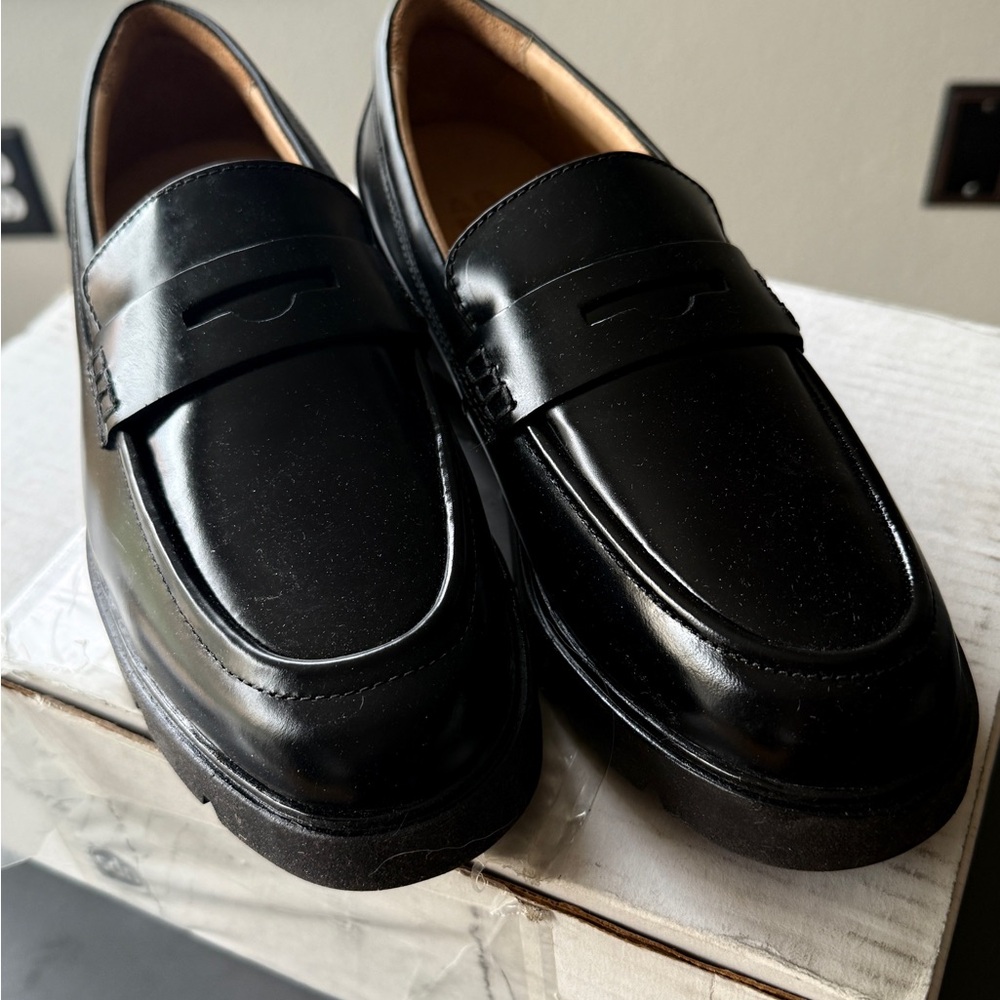 ABEO Boulevard Black Leather Loafer 8.5 Metatarsal - New